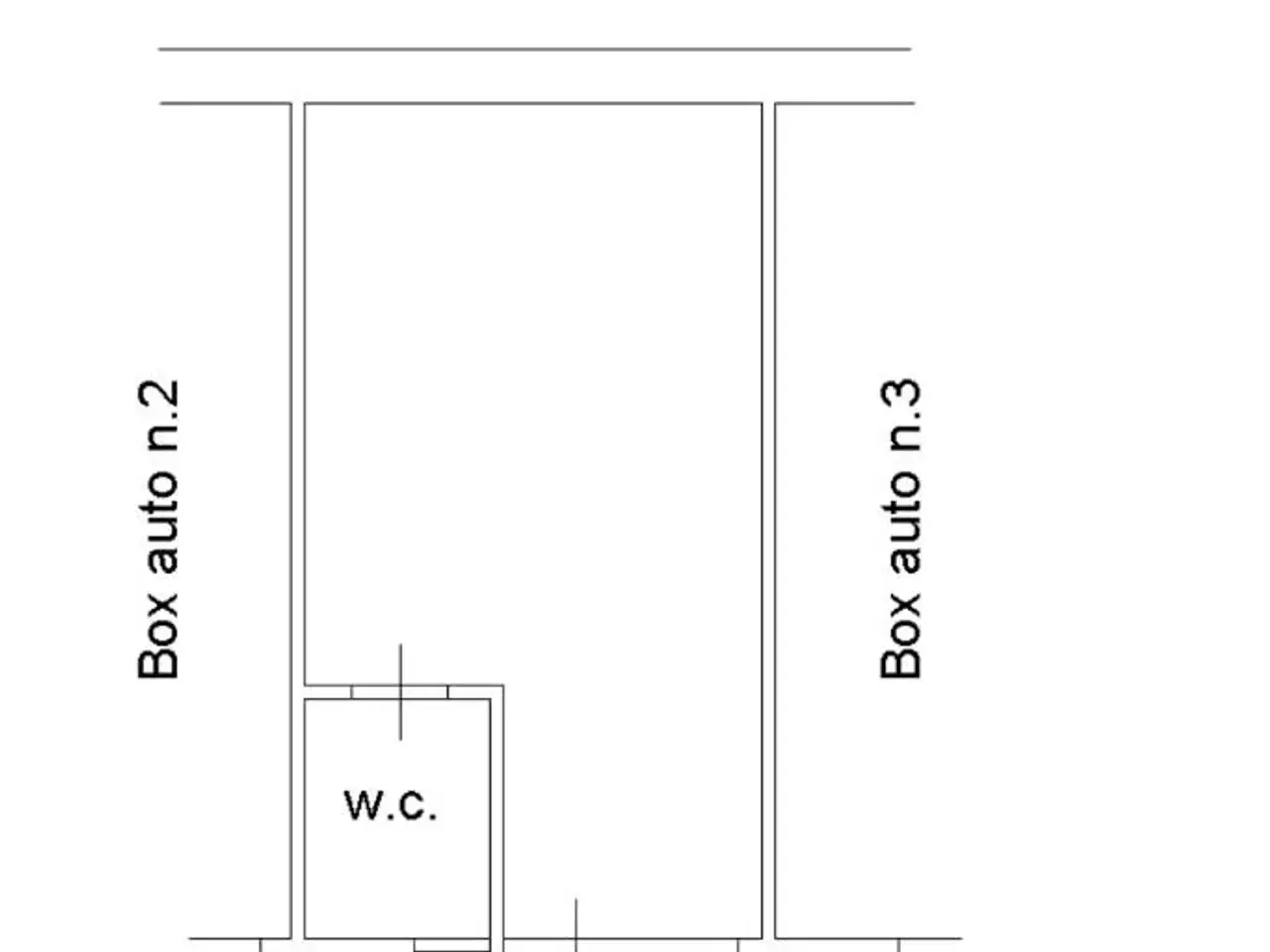 Negozio in Via Bucine 39, Roma, {3} - Planimetria 1