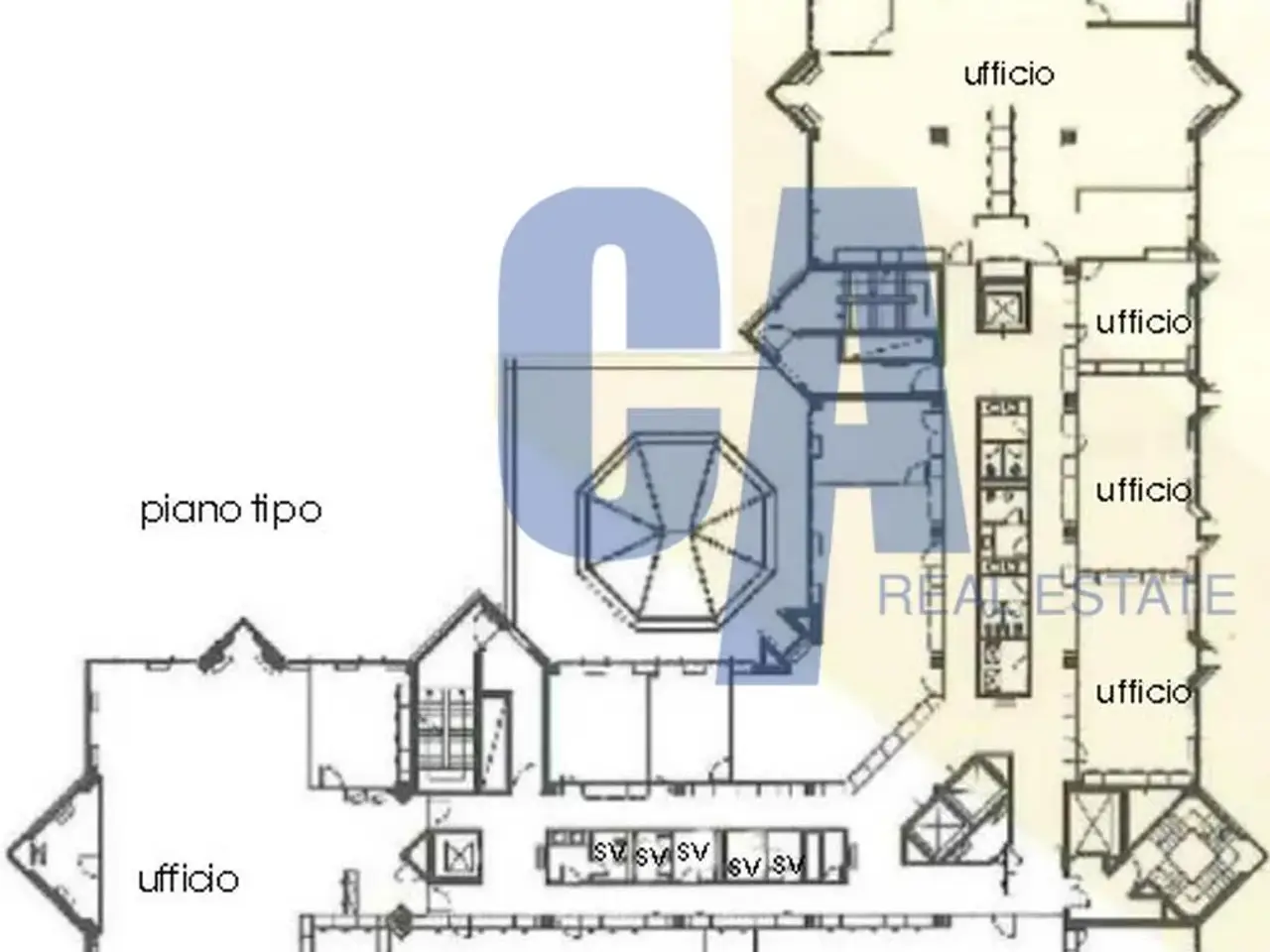 Ufficio in Via Cantu' Cesare, Cinisello Balsamo, {3} - Planimetria 1
