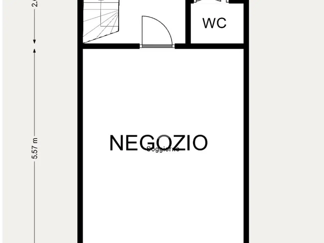 Negozio in Viale Tibaldi 38, Milano, {3} - Planimetria 1