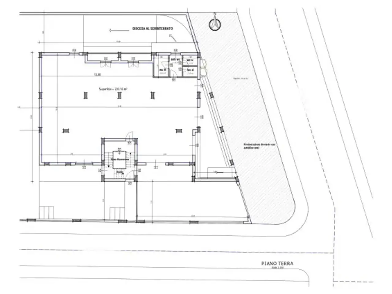 Negozio in Via Bologna, Parete, {3} - Planimetria 1