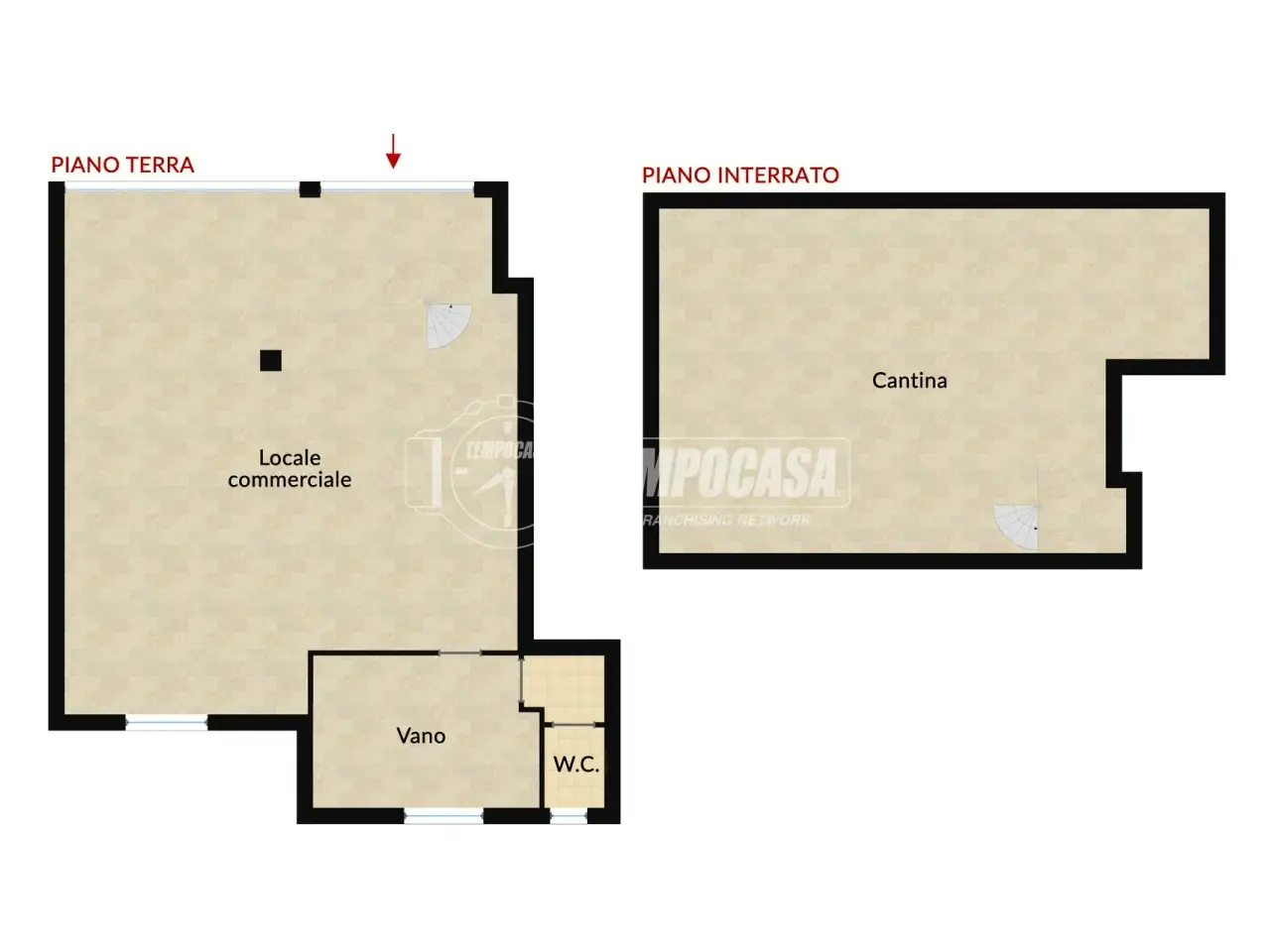 Negozio in Via Caravaggio 27, Mediglia, {3} - Planimetria 1