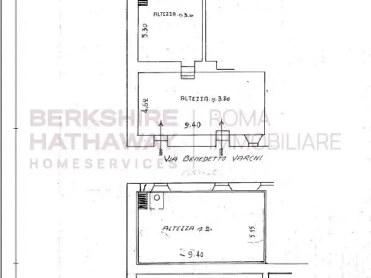 Negozio in Via Benedetto Varchi, Roma, {3} - Planimetria 1