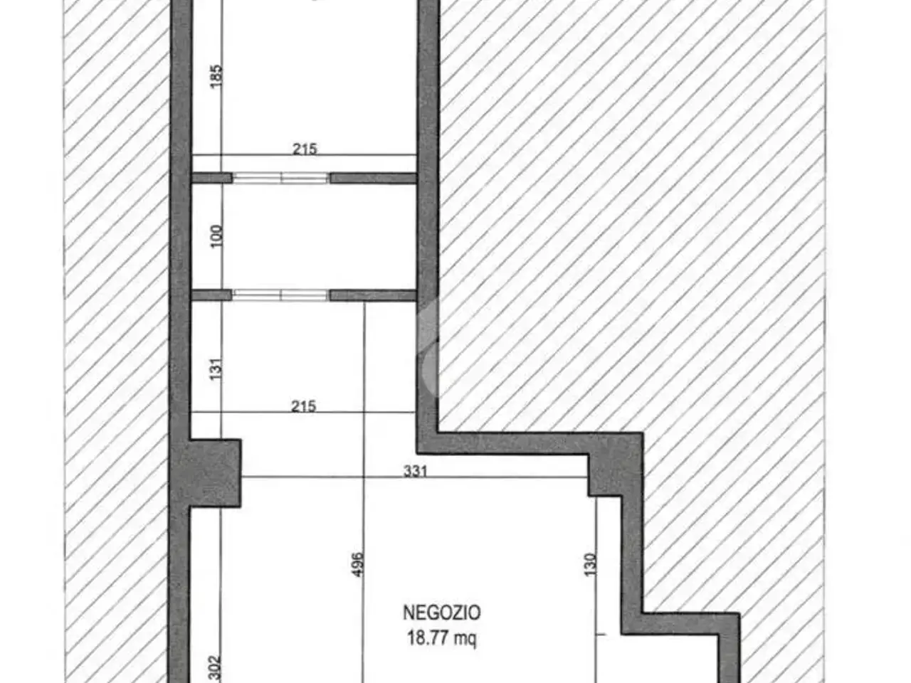 Negozio in Via Volturno 80, Brugherio, {3} - Planimetria 1