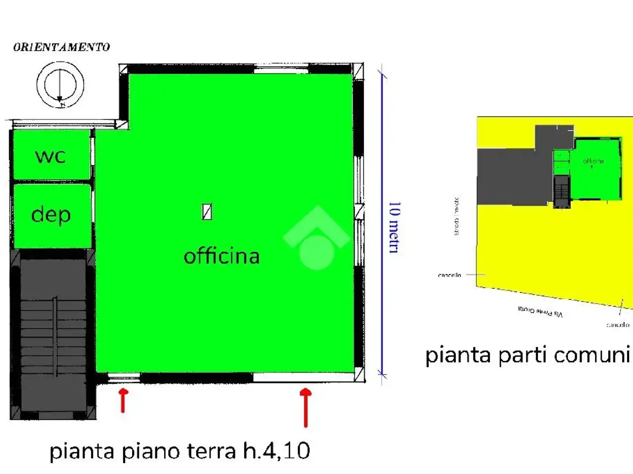 Laboratorio in Via Principe Umberto 133, Maddaloni, {3} - Planimetria 1