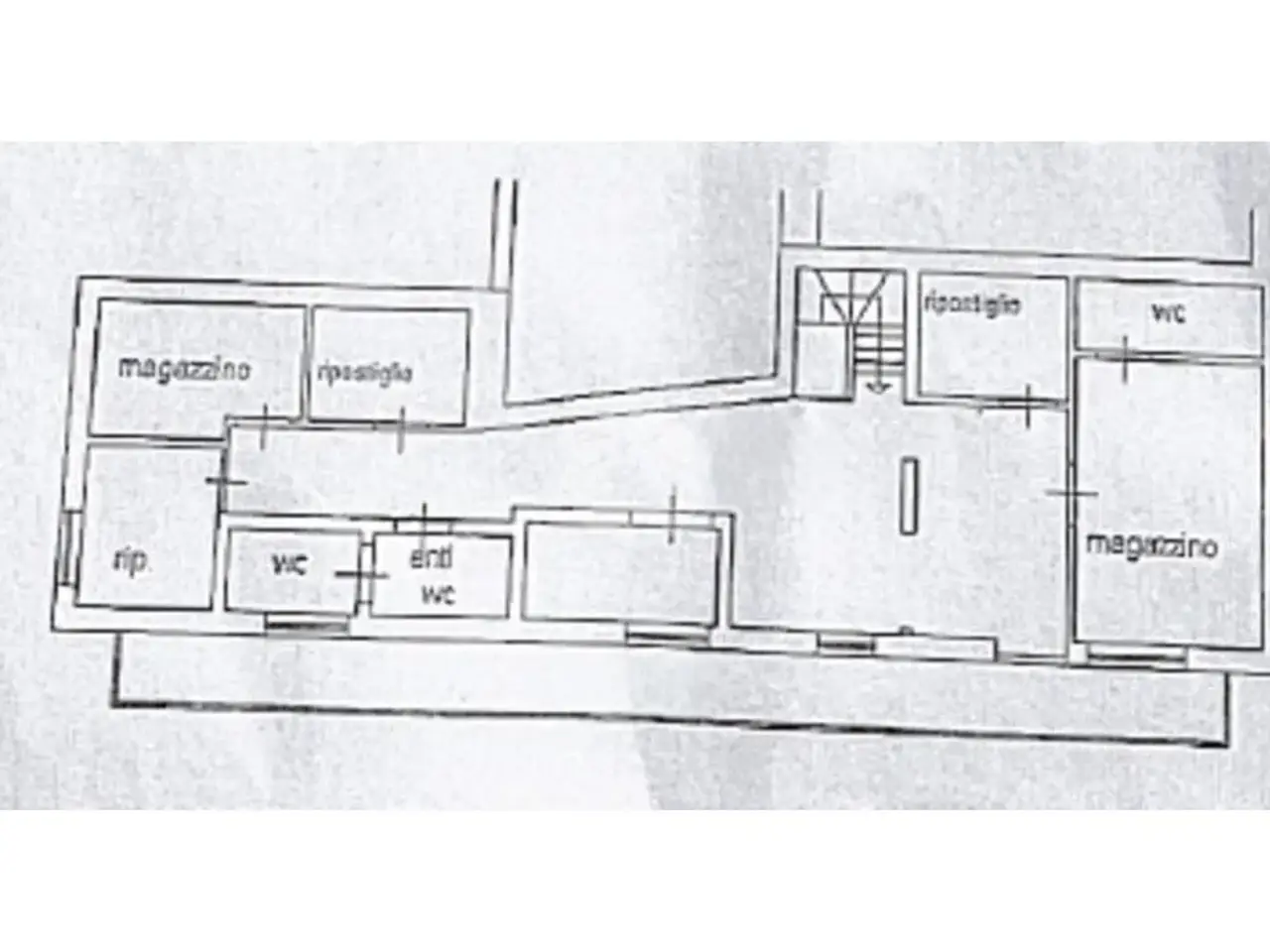 Negozio in Viale Papa Giovanni XXIII 1, Palosco, {3} - Planimetria 1
