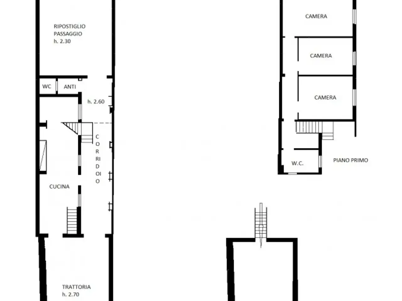 Negozio in Pontecorvo, Padova, {3} - Planimetria 1