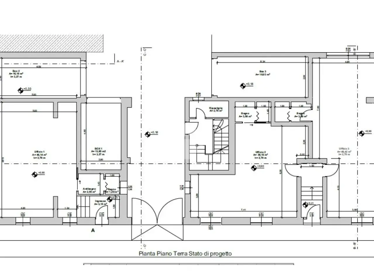 Ufficio in Via Piave 34, Lissone, {3} - Planimetria 1