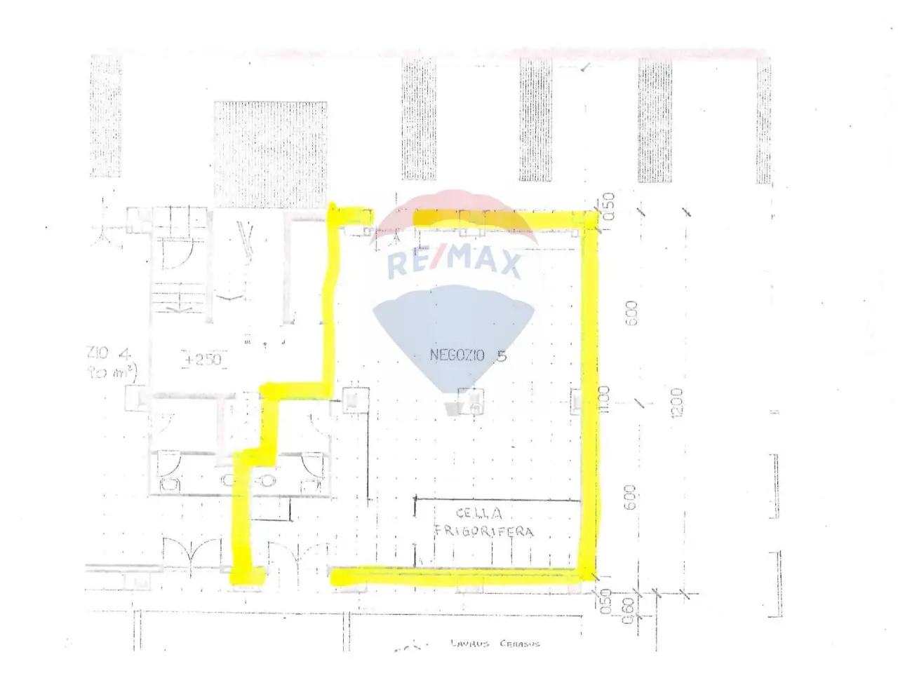 Negozio in Via Jannozzi 50, San Donato Milanese, {3} - Planimetria 1