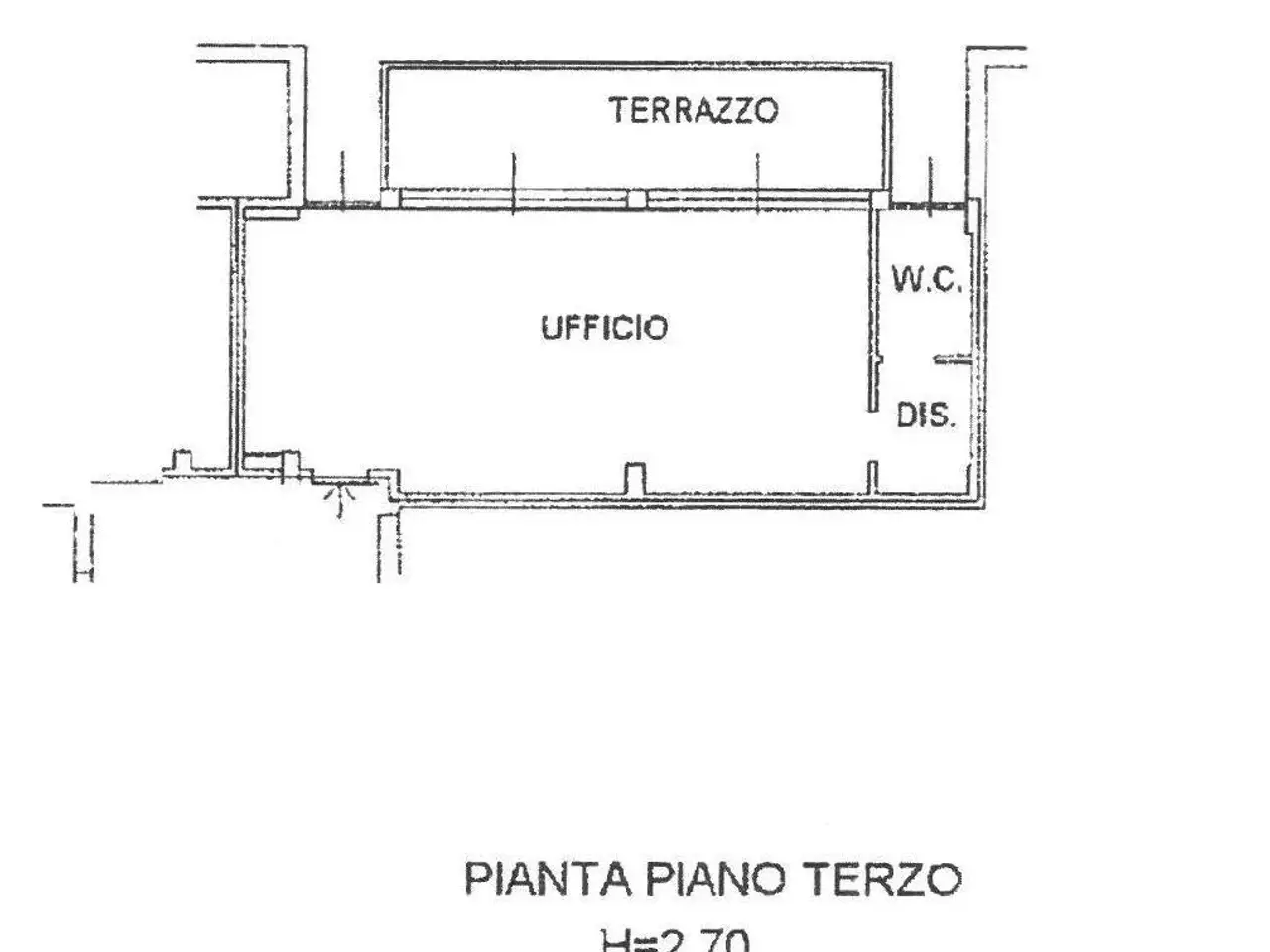 Ufficio in , Forli', {3} - Planimetria 1