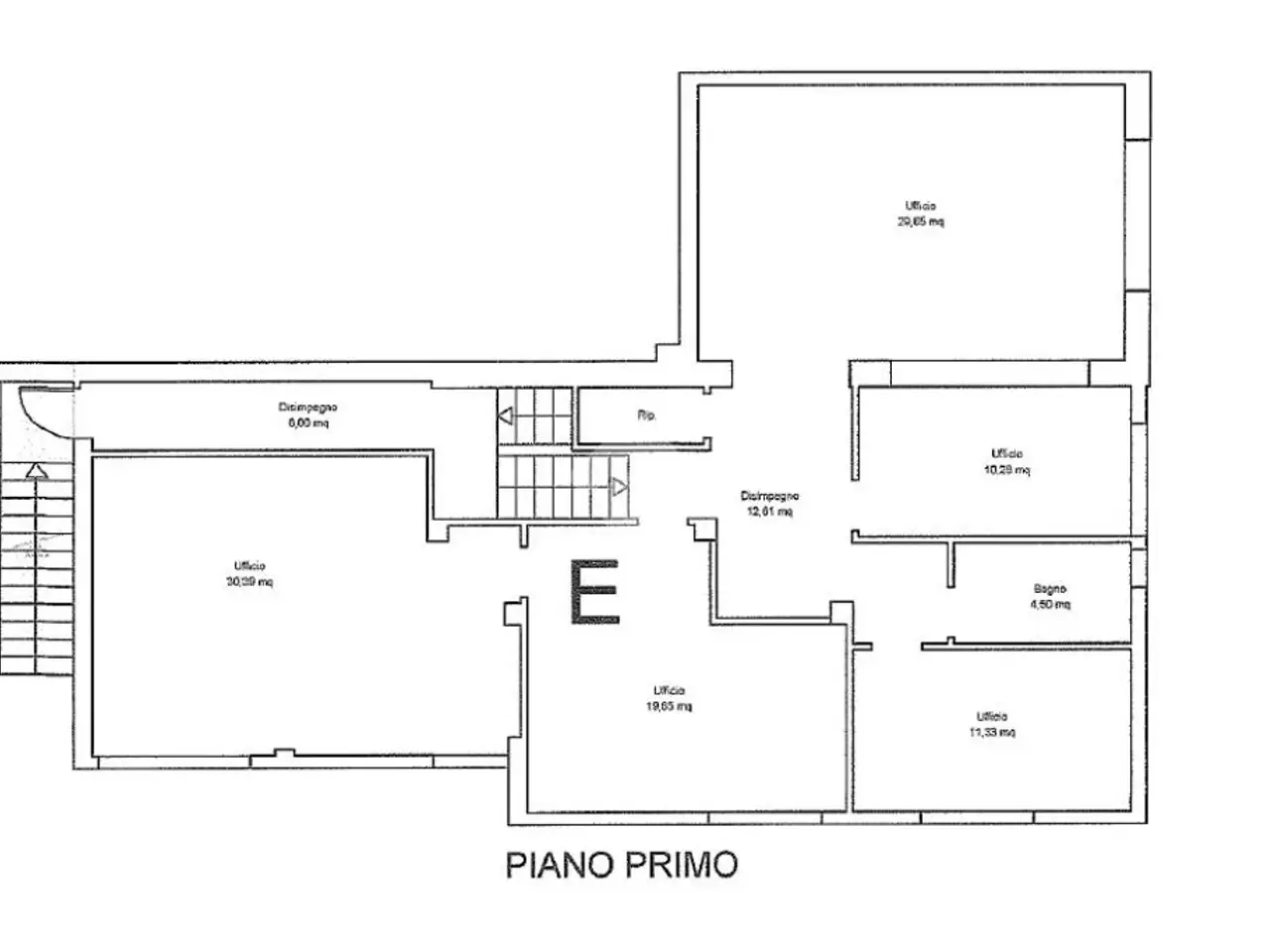 Ufficio in Viale Elmas, Cagliari, {3} - Planimetria 1