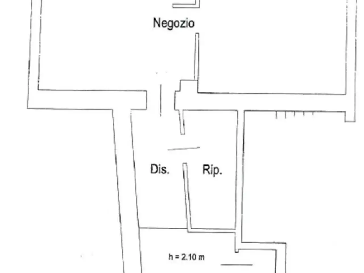 Ufficio in Via Andrea Verga, Treviglio, {3} - Planimetria 1