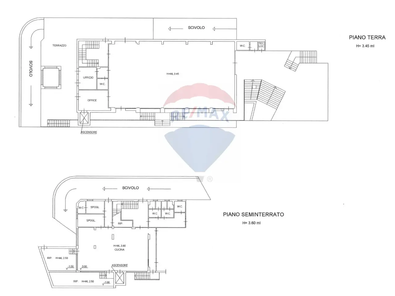 Albergo in Contrada Calcerame Via della Valle Snc, Montelepre, {3} - Planimetria 1
