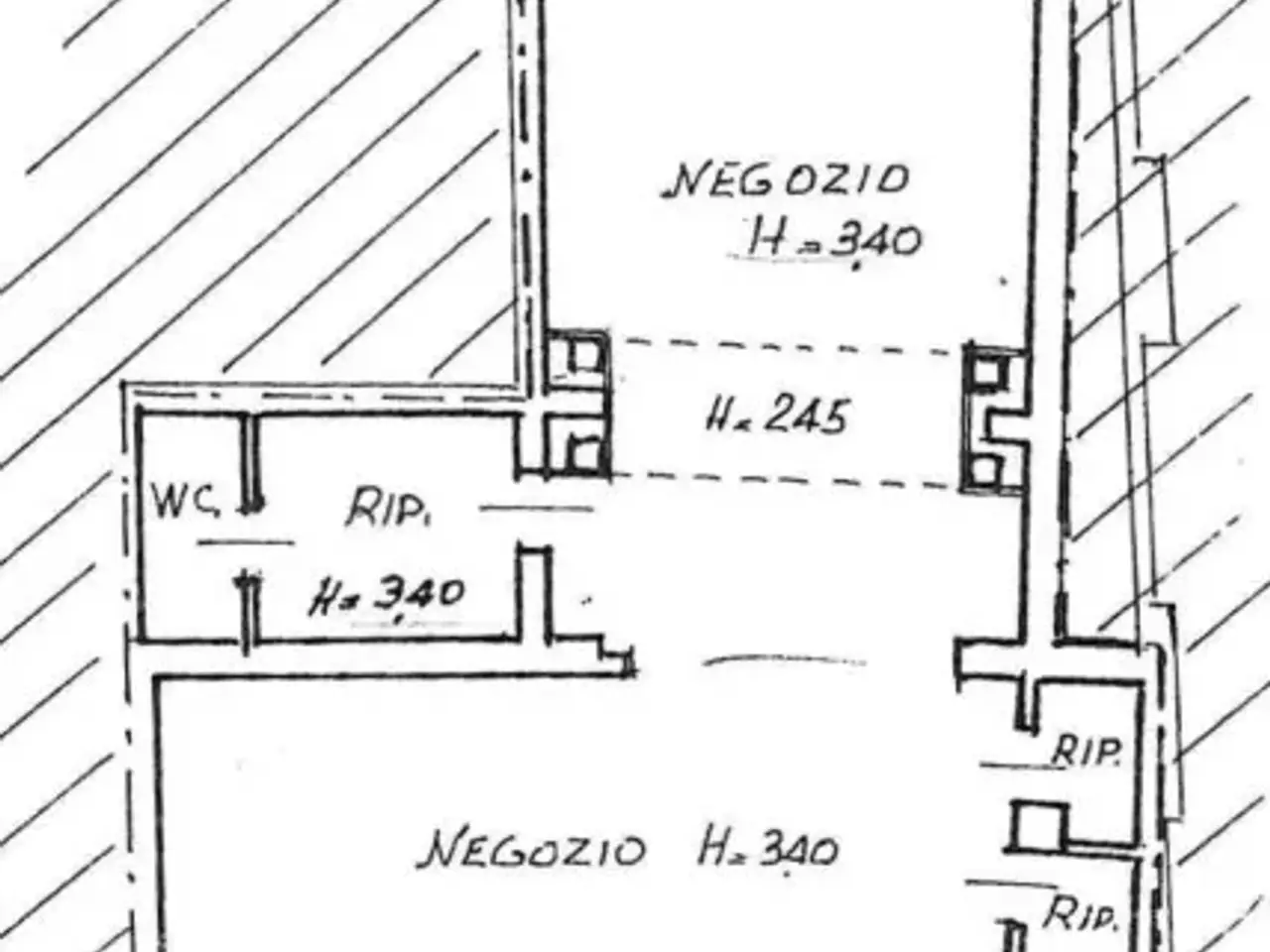 Negozio in Via San Pio X, Castelfranco Veneto, {3} - Planimetria 1