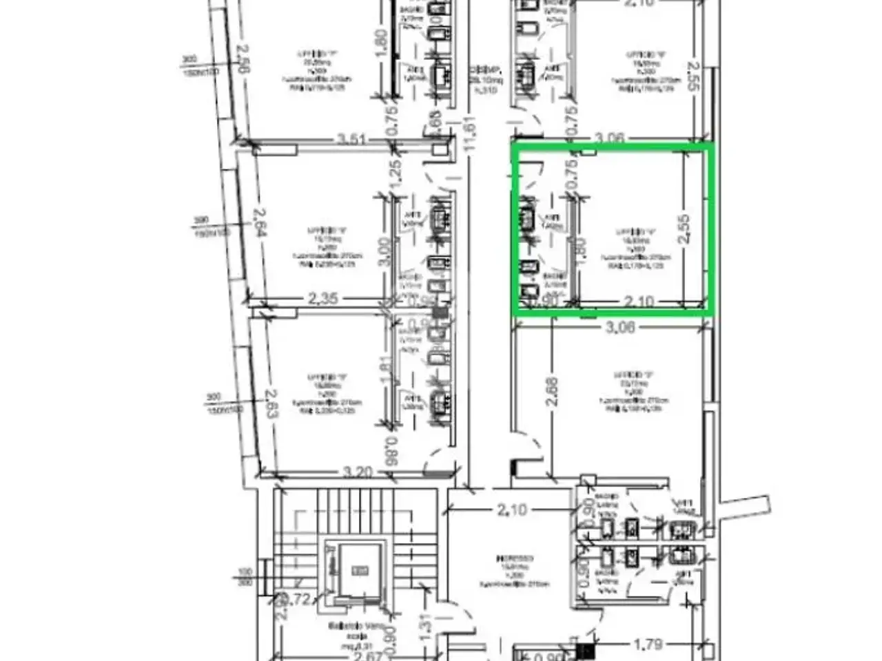 Ufficio in Via Giuseppe Garibaldi 35, Rezzato, {3} - Planimetria 1