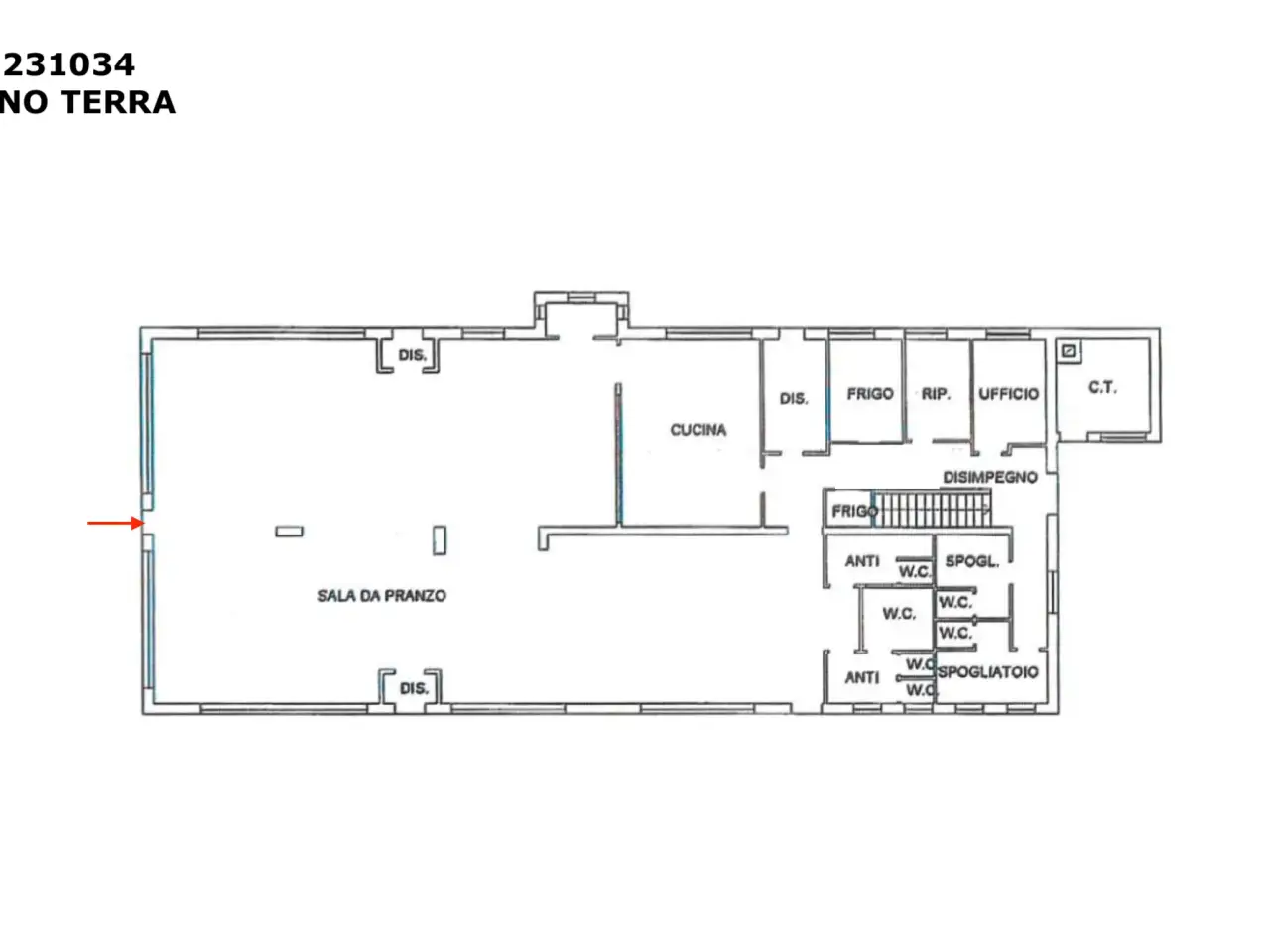 Ristorante in , Roveredo In Piano, {3} - Planimetria 1
