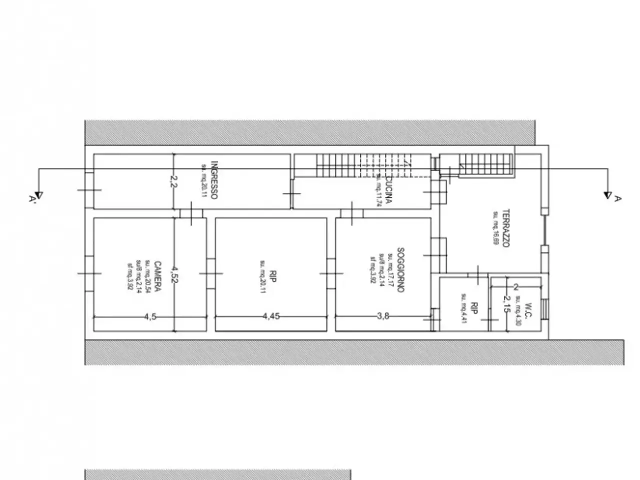 Negozio in Corso Vittorio Emanuele, Villabate, {3} - Planimetria 1