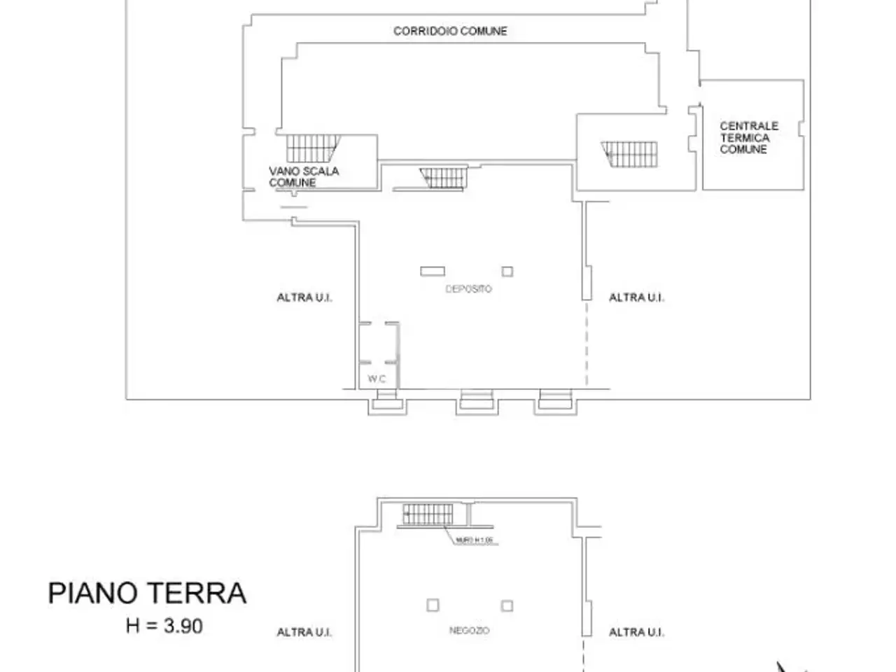 Negozio in Via Ferrarese 151, Bologna, {3} - Planimetria 1