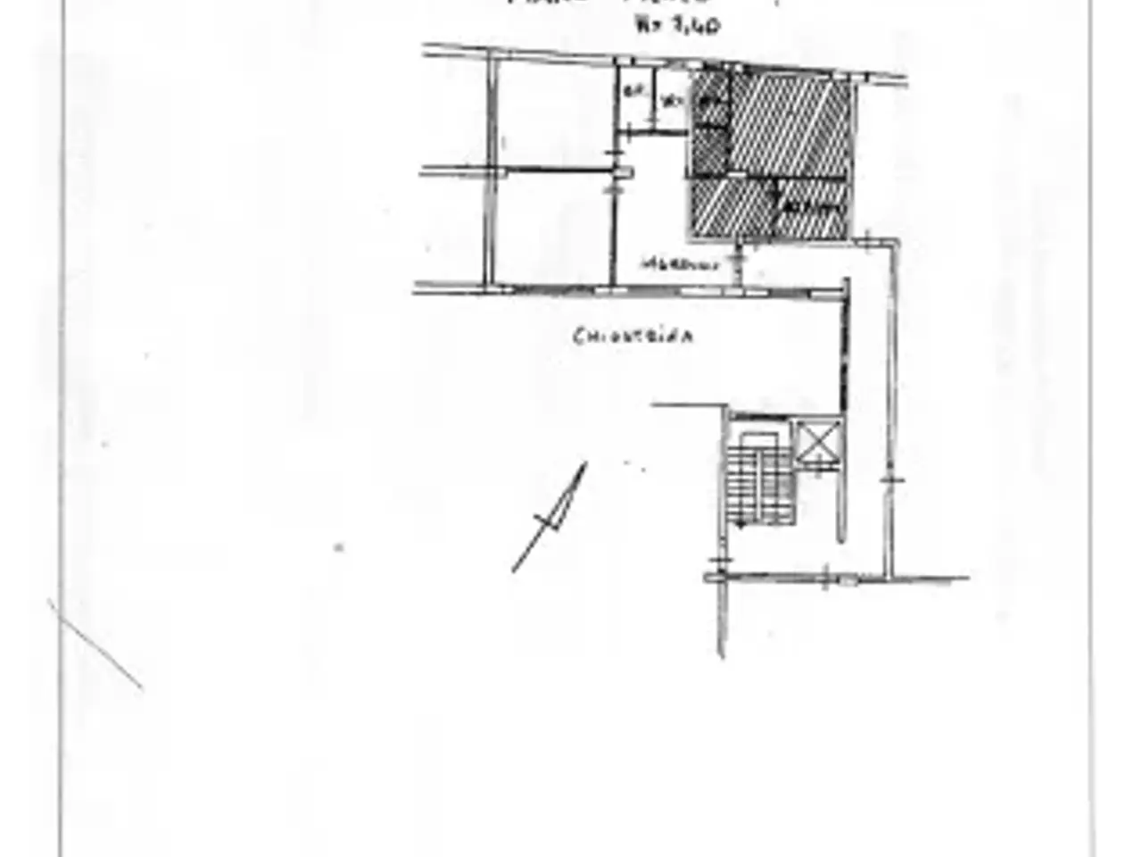 Ufficio in Via dei Cantieri 19, Palermo, {3} - Planimetria 1