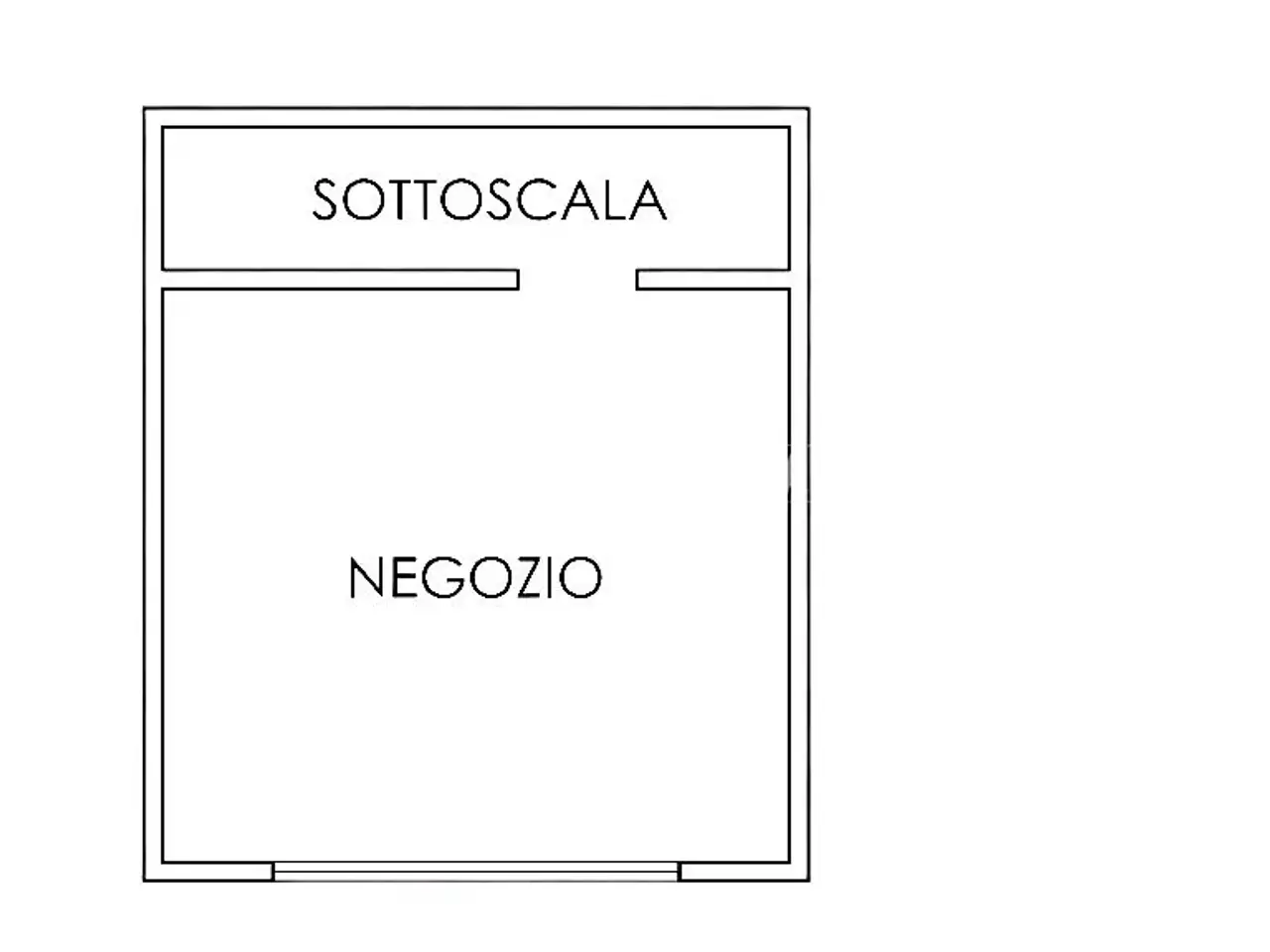 Negozio in Via Matteotti 235, San Pietro In Casale, {3} - Planimetria 1