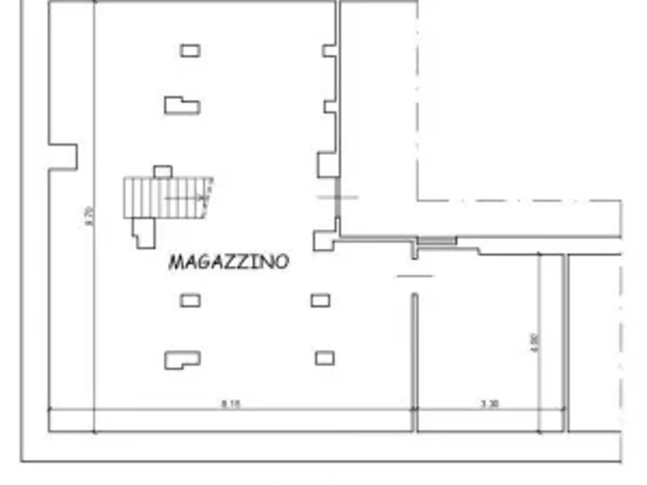 Negozio in Via Cumiana 38, Torino, {3} - Planimetria 1