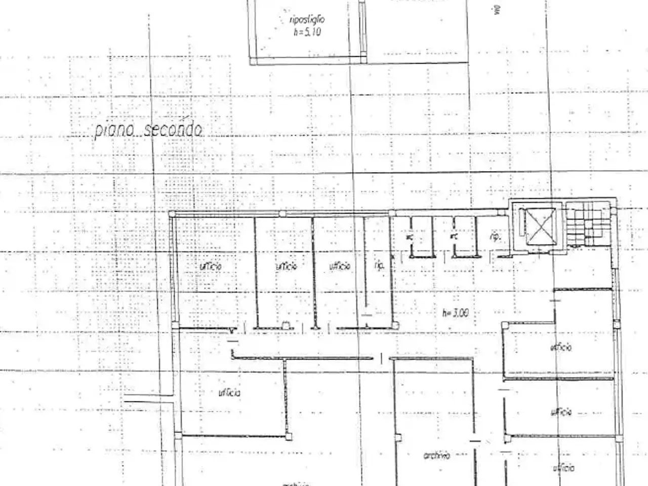 Ufficio in Via Monte Leoni, Grosseto, {3} - Planimetria 1