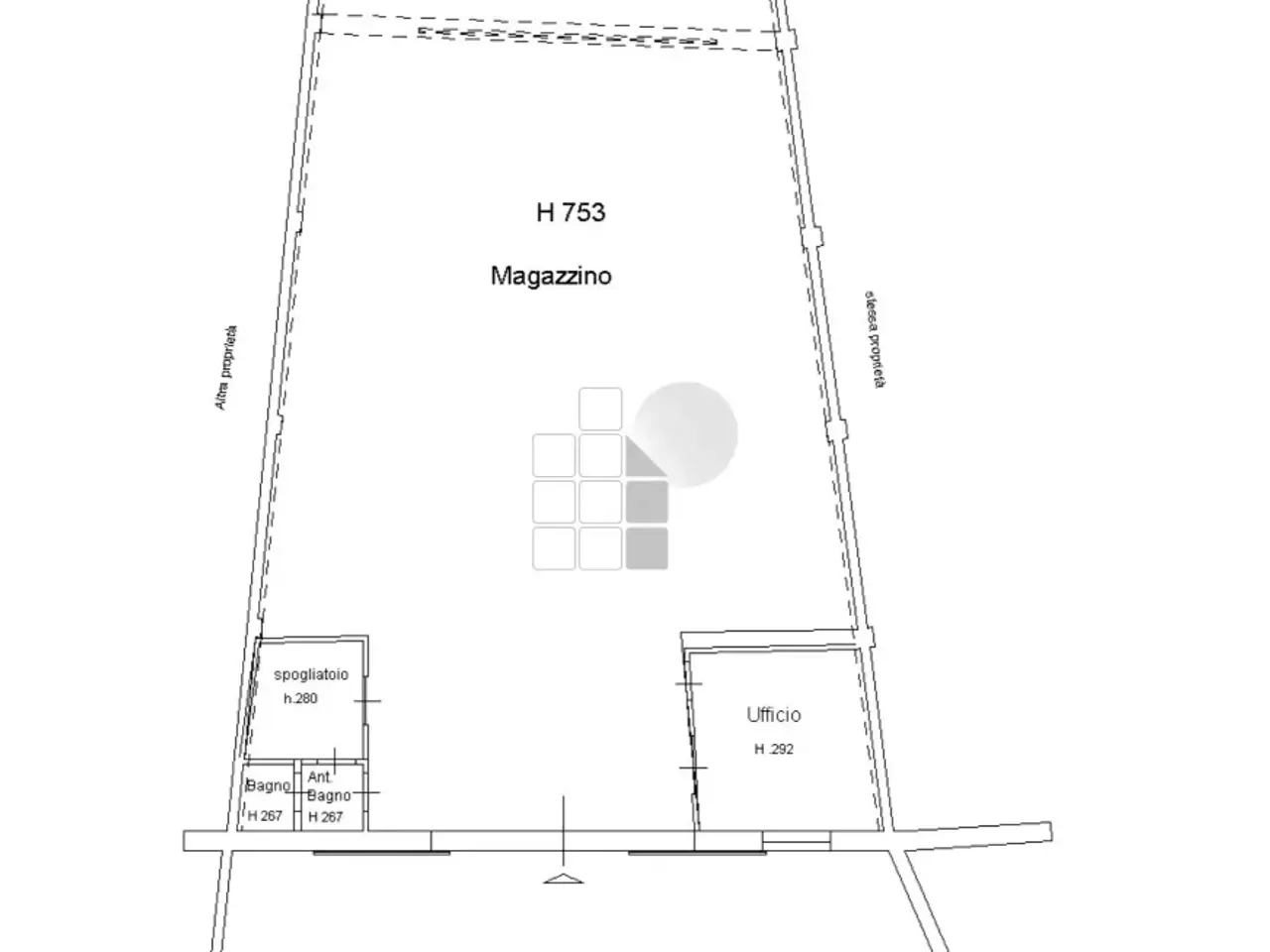 Capannone in Via Aurelio Nicolodi 45, Livorno, {3} - Planimetria 1