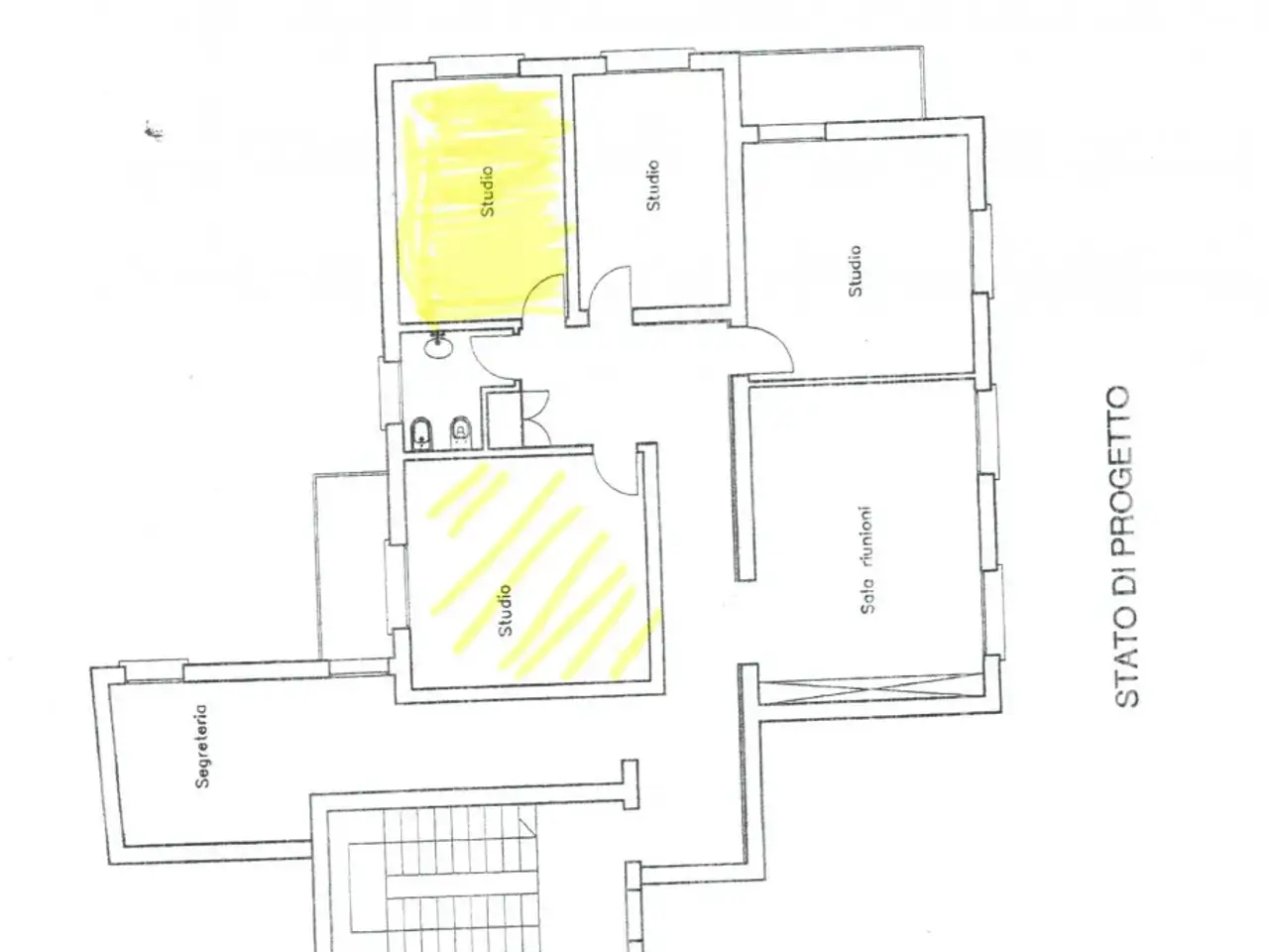 Ufficio in Via Tommaseo, Padova, {3} - Planimetria 1