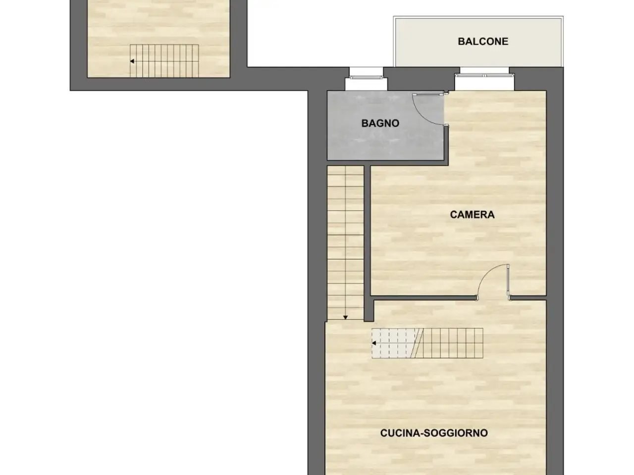 Esercizio commerciale in Vittorio Veneto 35, Melegnano, {3} - Planimetria 1