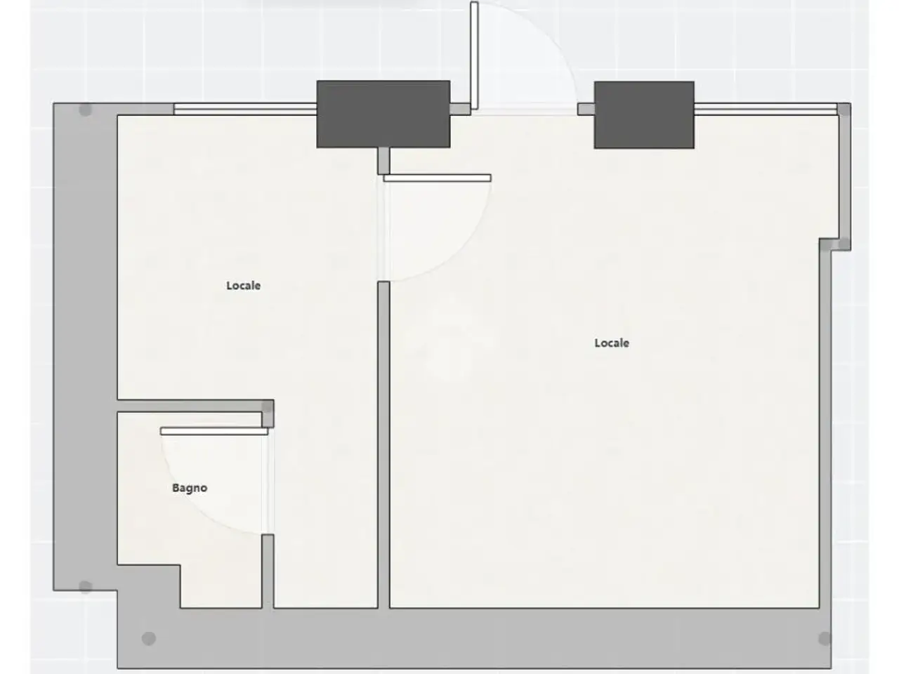 Negozio in Via Enrico De Nicola 11, Cassino, {3} - Planimetria 1