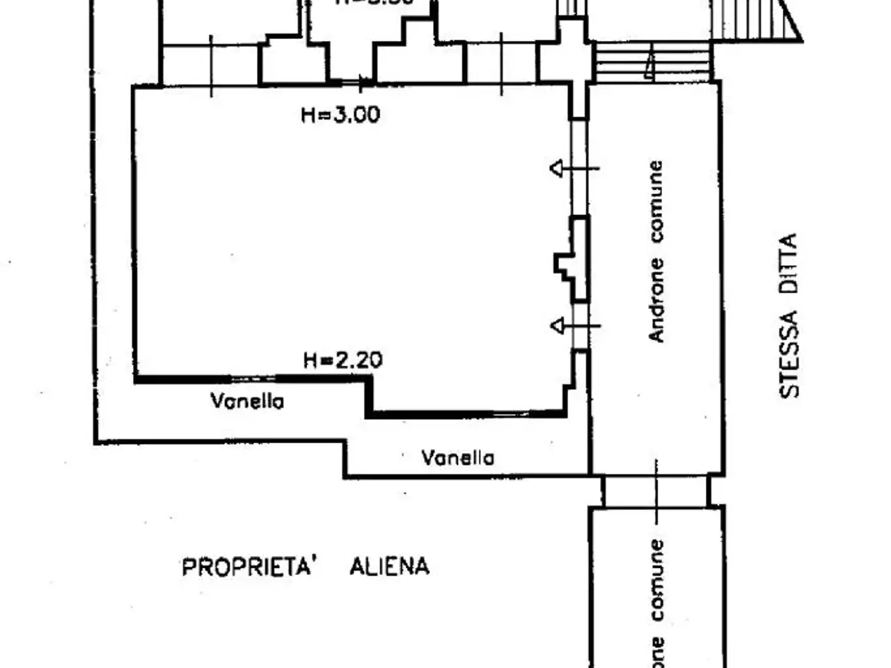 Negozio in C.So Vittorio Emanuele 320, Napoli, {3} - Planimetria 1