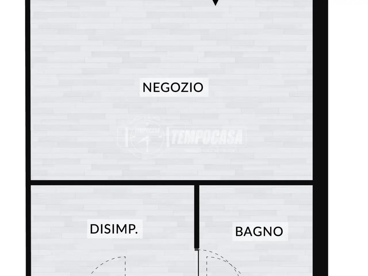 Negozio in Piazza Pozzobonelli 6, Arluno, {3} - Planimetria 1