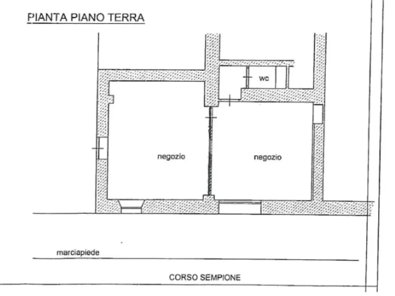 Negozio in Via Sempione 179, Legnano, {3} - Planimetria 1