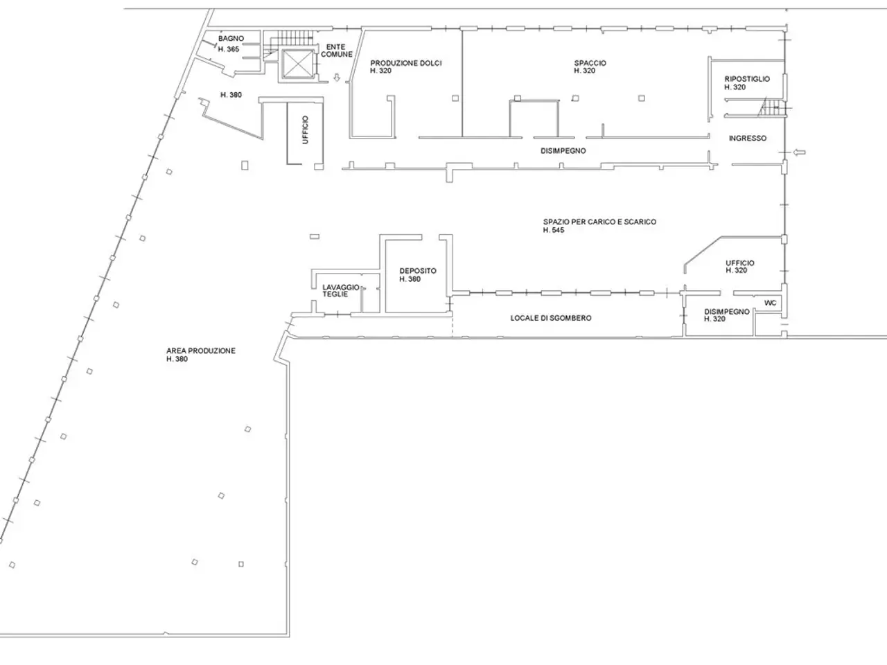 Negozio in Via Giuseppe Verdi 26, Vigevano, {3} - Planimetria 1