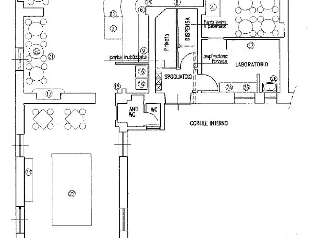 Bar in Corso Piave  39, Alba, {3} - Planimetria 1