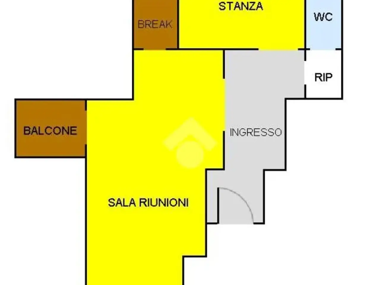 Ufficio in Via Resuttana 352, Palermo, {3} - Planimetria 1