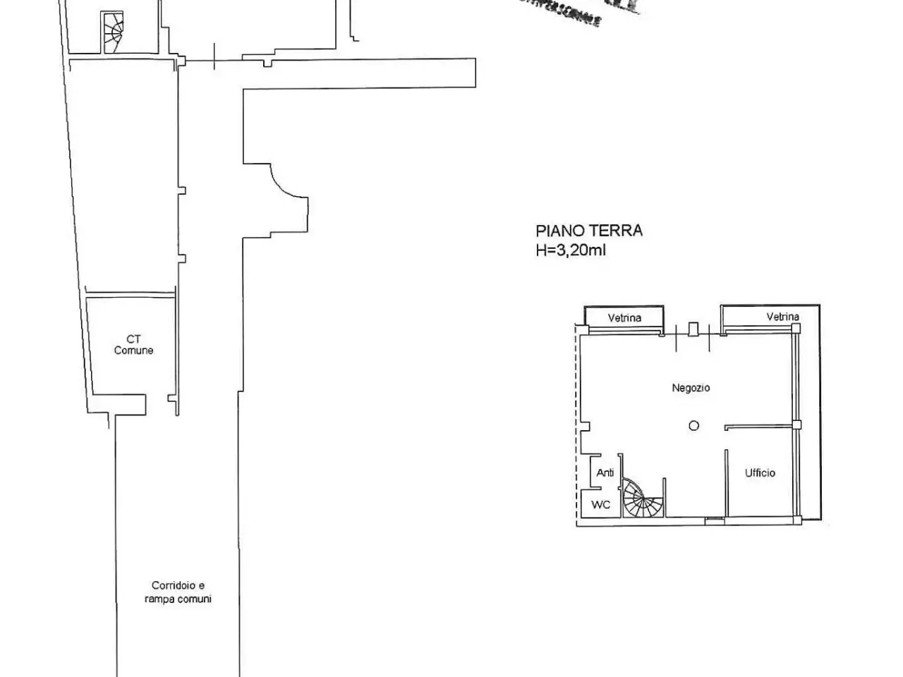 Palazzina commerciale in Via Marconi 1, Caneva, {3} - Planimetria 1