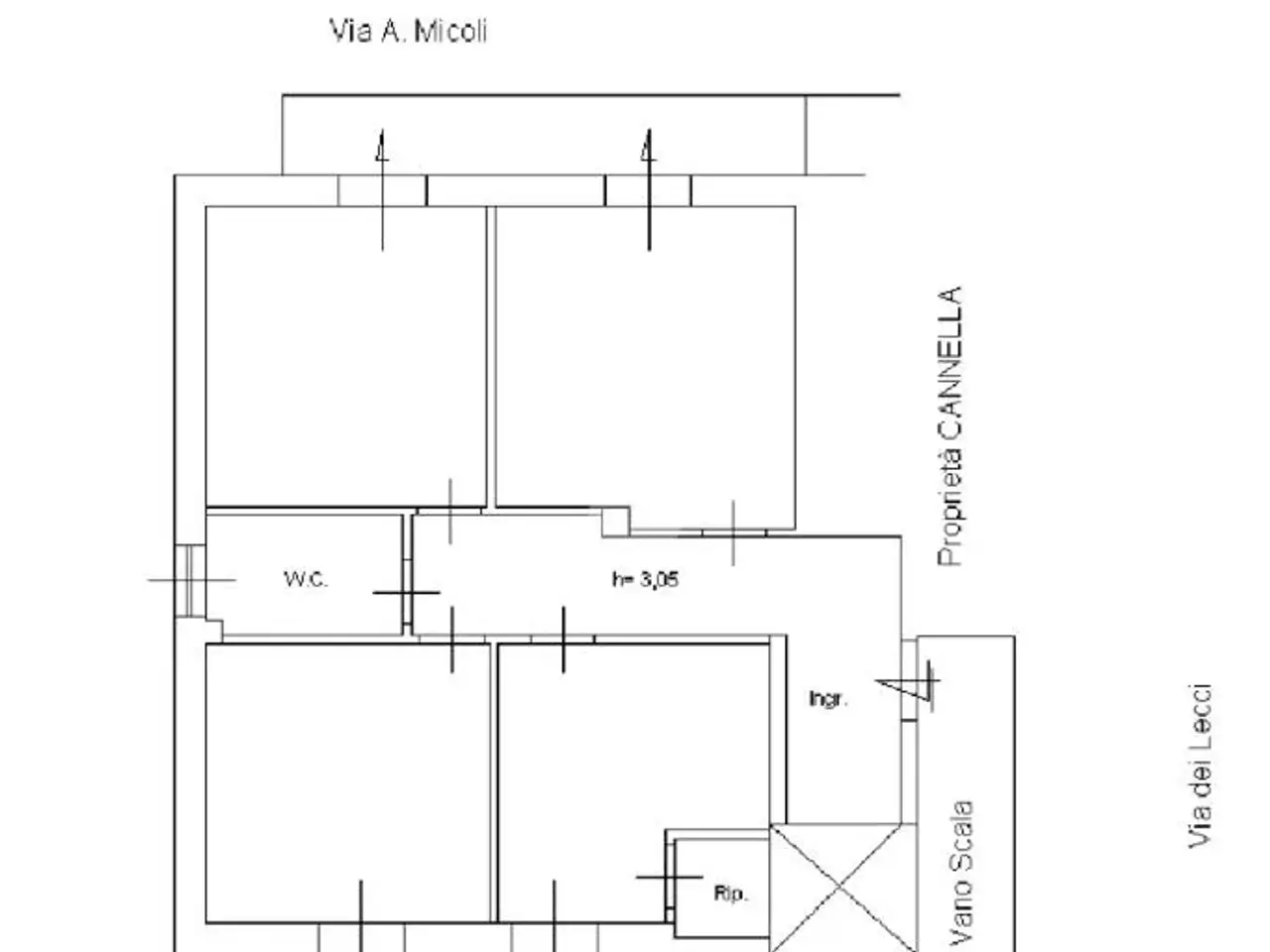Ufficio in Viale dei Lecci 56, Martina Franca, {3} - Planimetria 1
