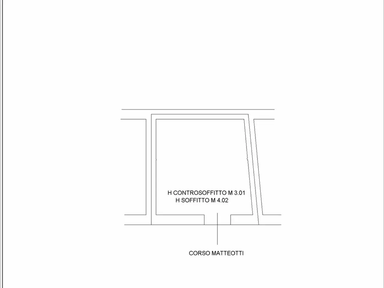 Negozio in Corso G. Matteotti, Fano, {3} - Planimetria 1