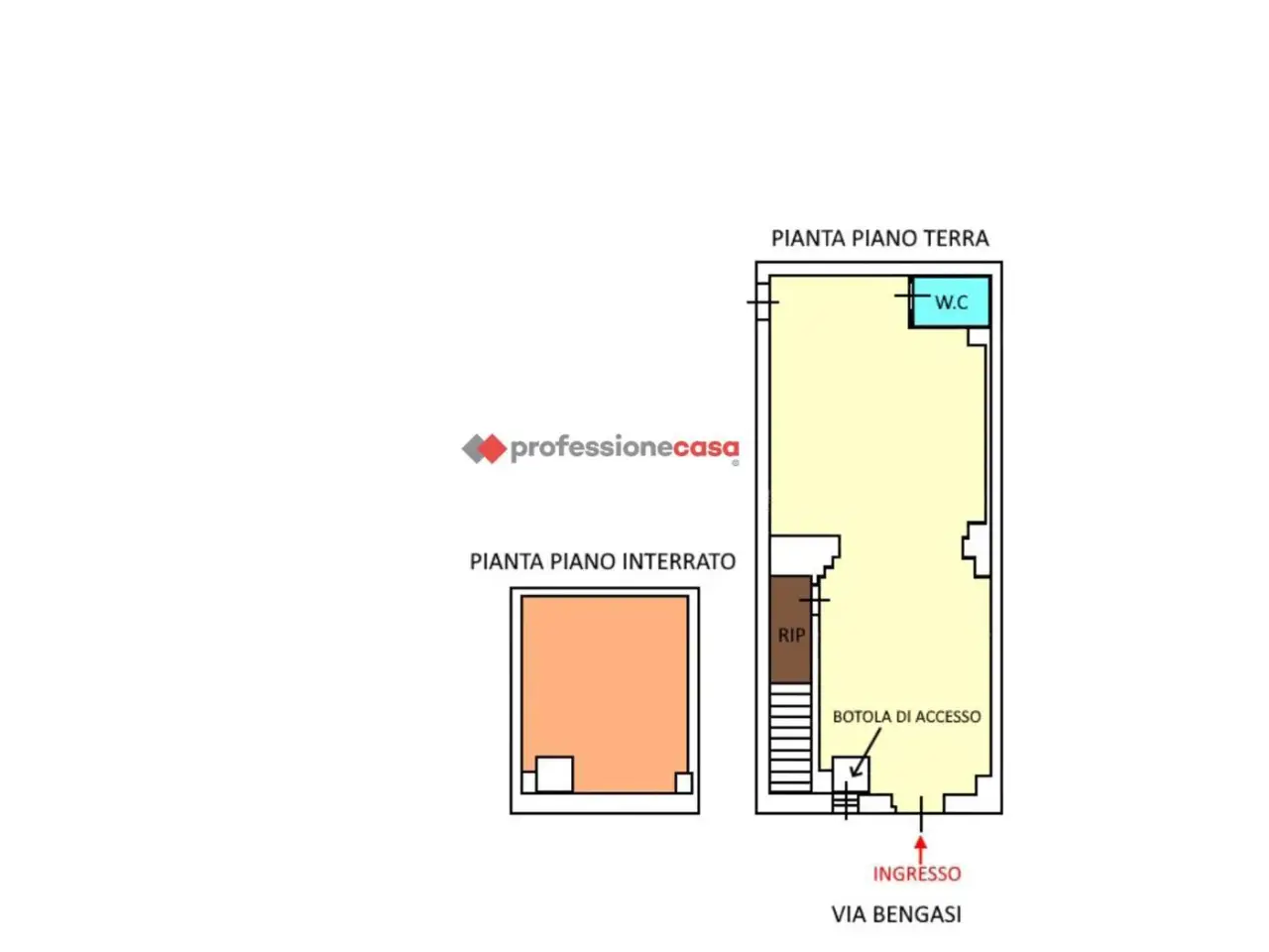 Negozio in Via Bengasi 2, Foggia, {3} - Planimetria 1