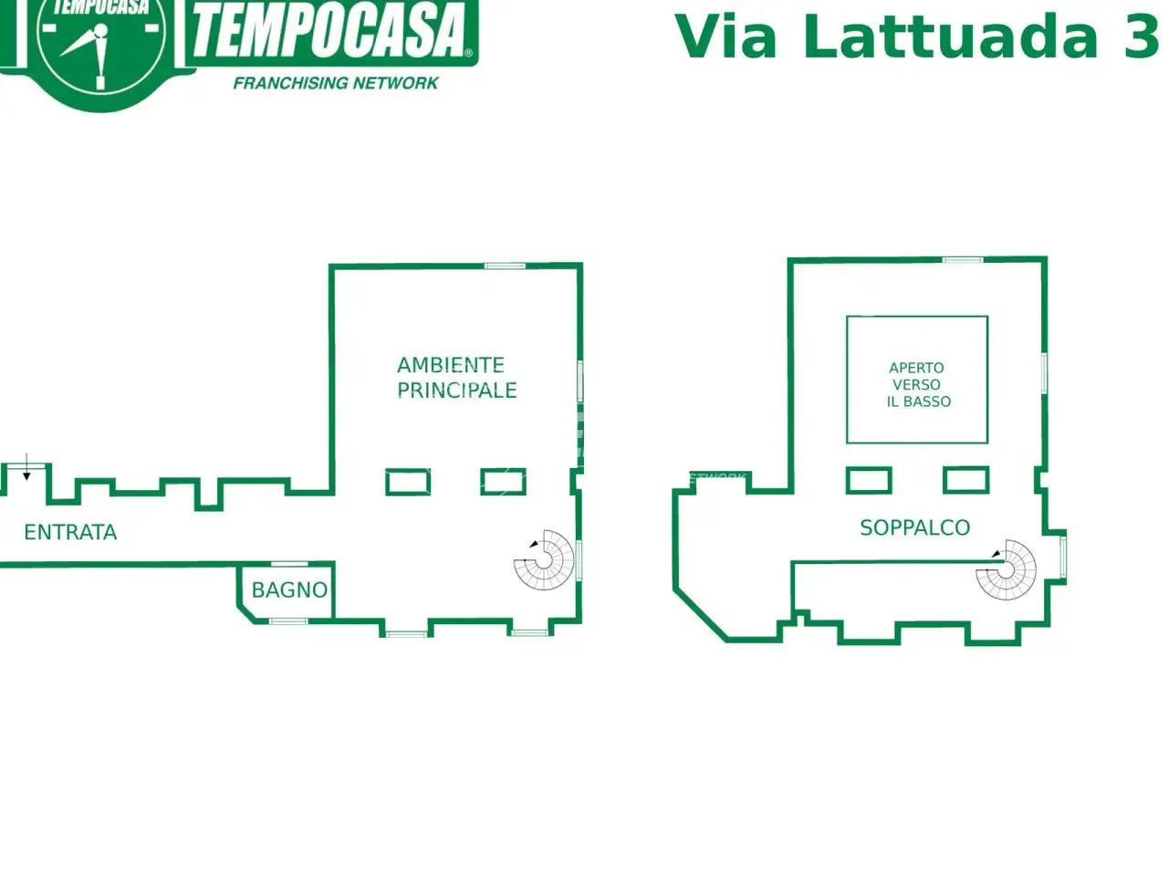 Negozio in Via Serviliano Lattuada 3, Milano, {3} - Planimetria 1