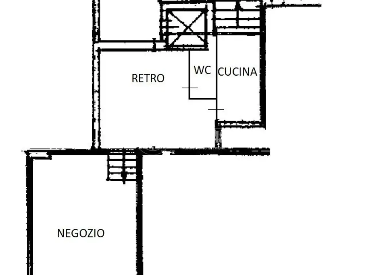 Negozio in Via Cristoforo Colombo 57, Torino, {3} - Planimetria 1