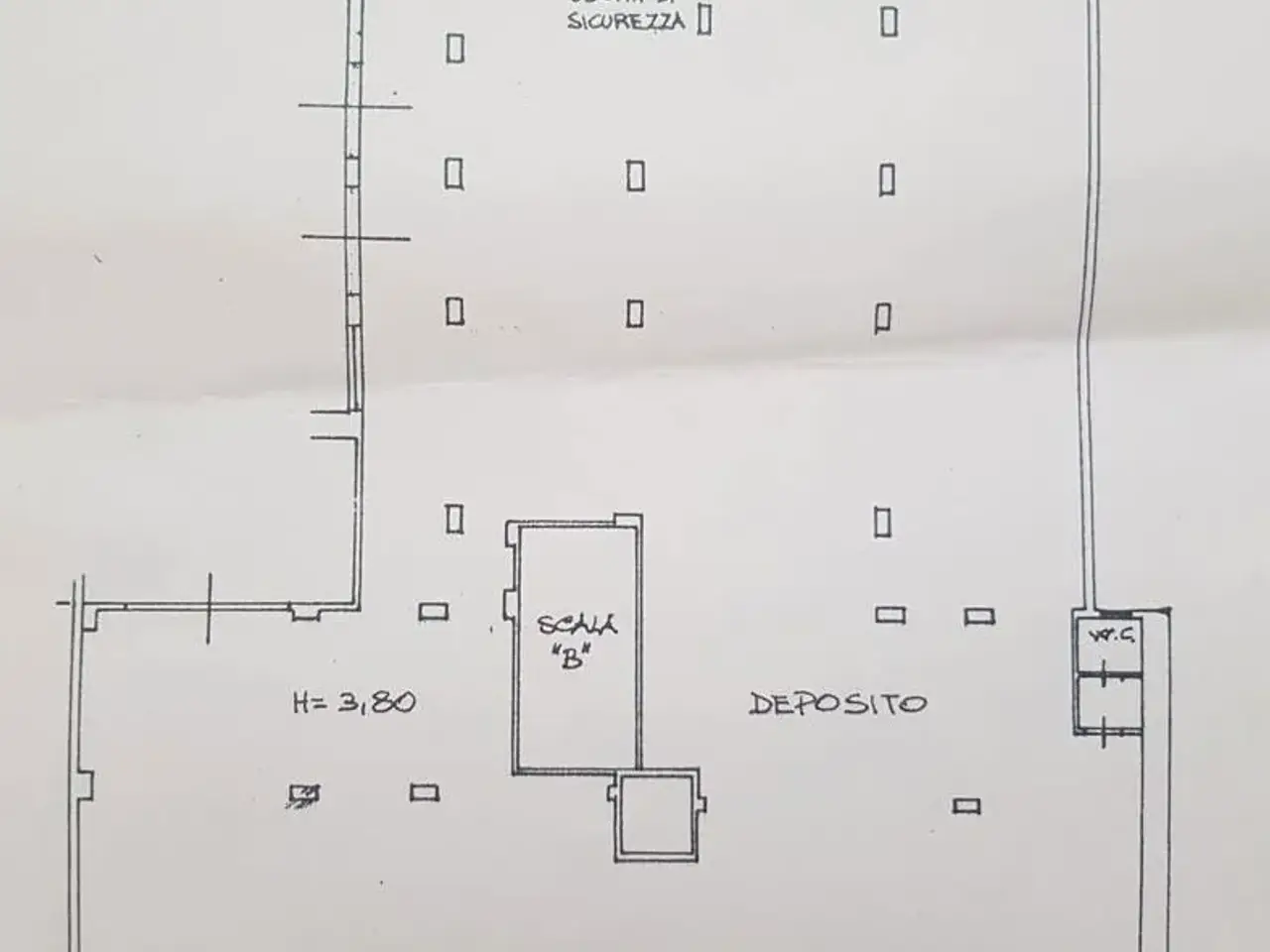 Magazzino in Via Angelo Mosso, Catania, {3} - Planimetria 1