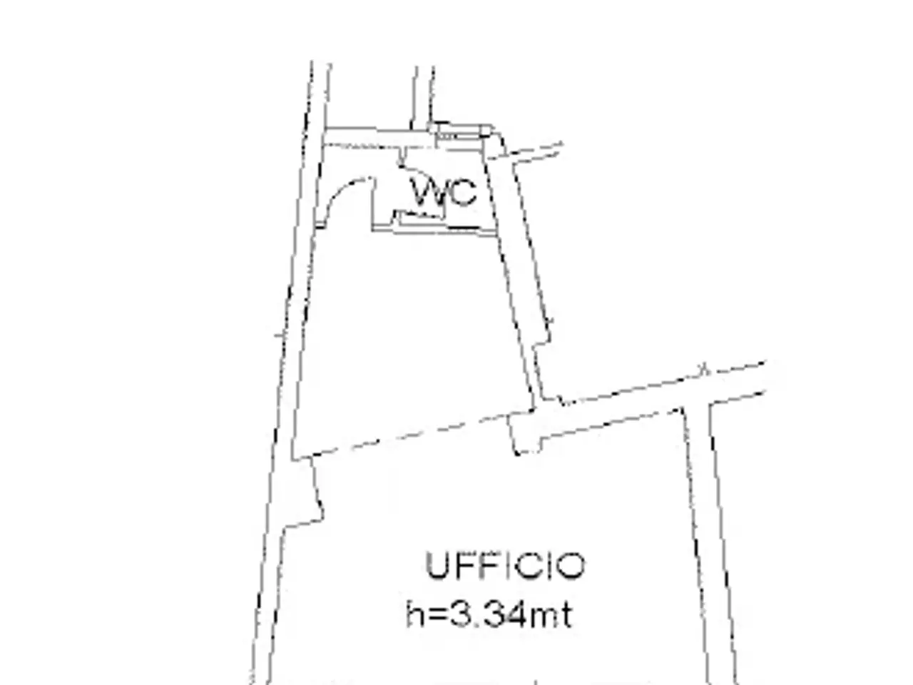 Ufficio in Via Carlo Montanari, Mozzecane, {3} - Planimetria 1