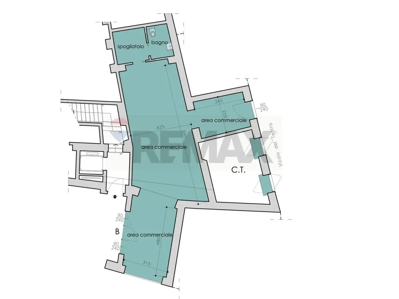 Negozio in Via San Fabiano, Verbania, {3} - Planimetria 1
