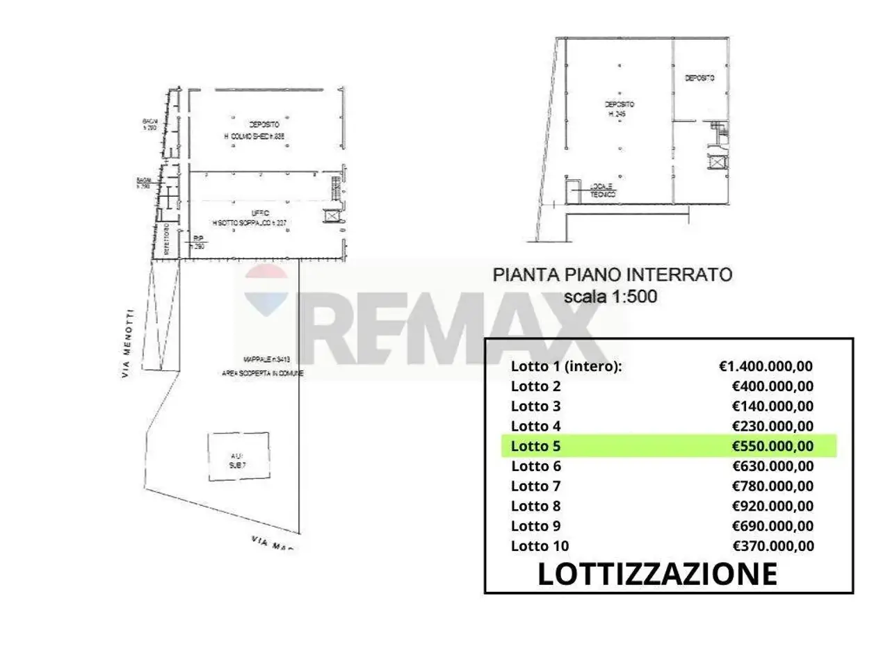 Capannone in Piazza Giuseppe Mazzini 16, Besnate, {3} - Planimetria 1