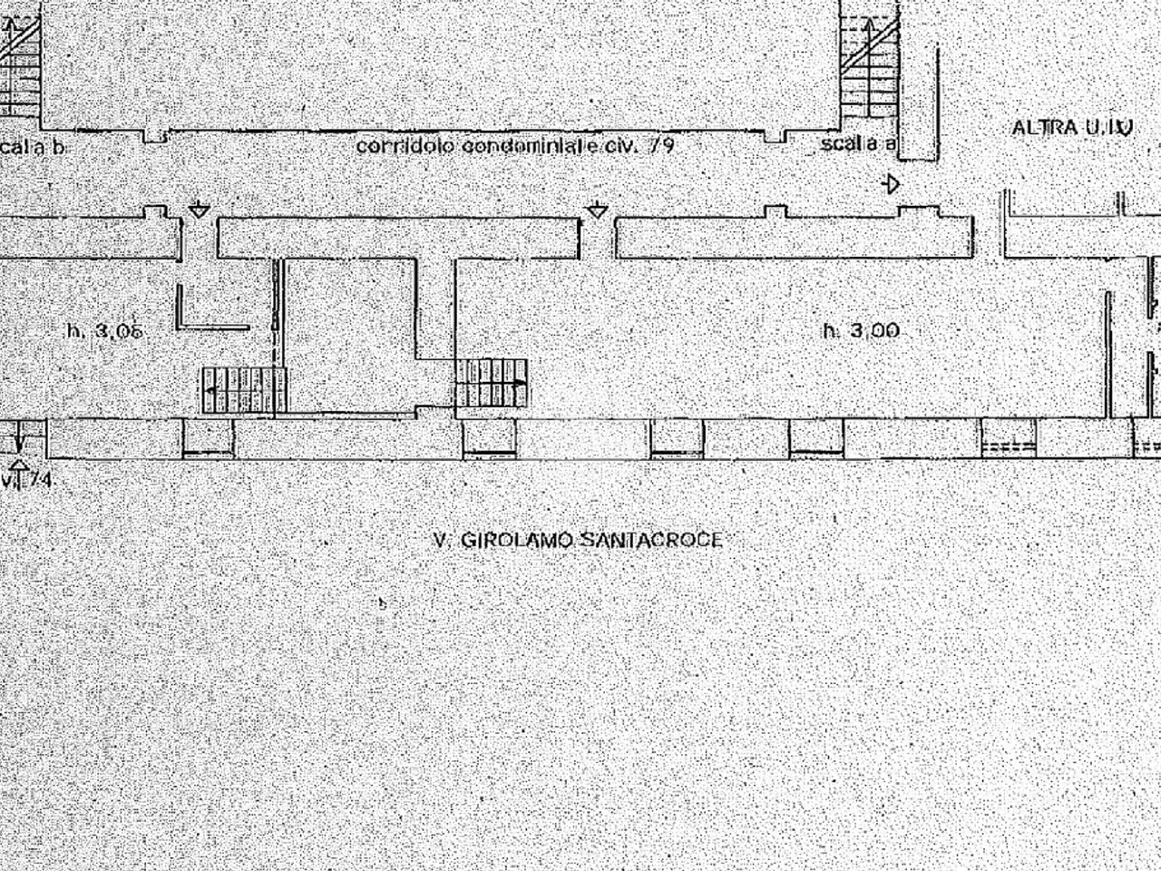 Negozio in Via Girolamo Santacroce 74, Napoli, {3} - Planimetria 1