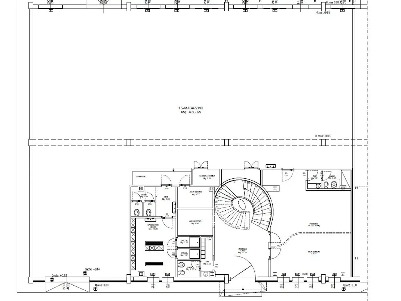 Capannone in Via Fulton 8, San Giovanni In Persiceto, {3} - Planimetria 1