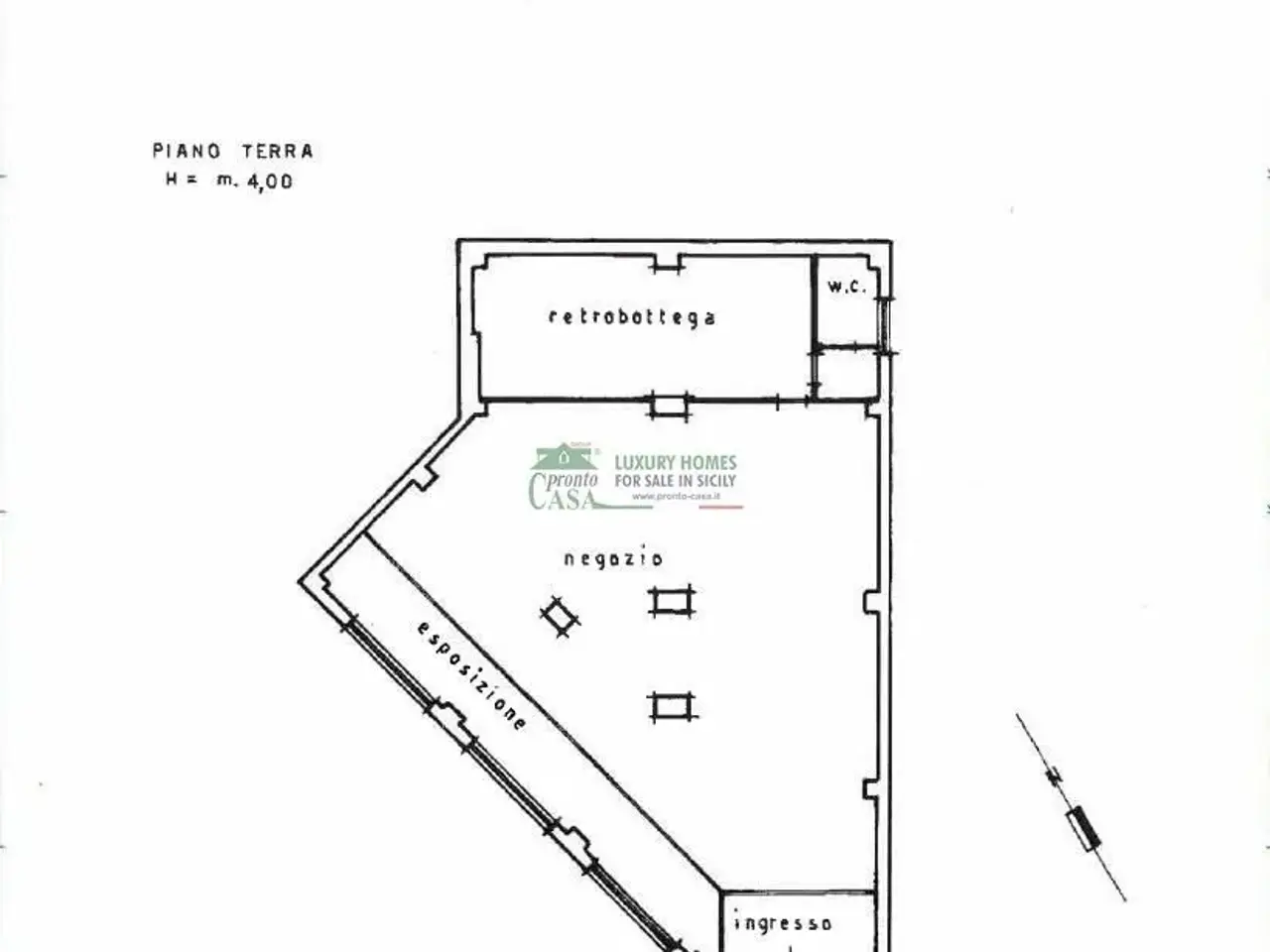 Palazzina commerciale in Via delle Palme, Ragusa, {3} - Planimetria 1