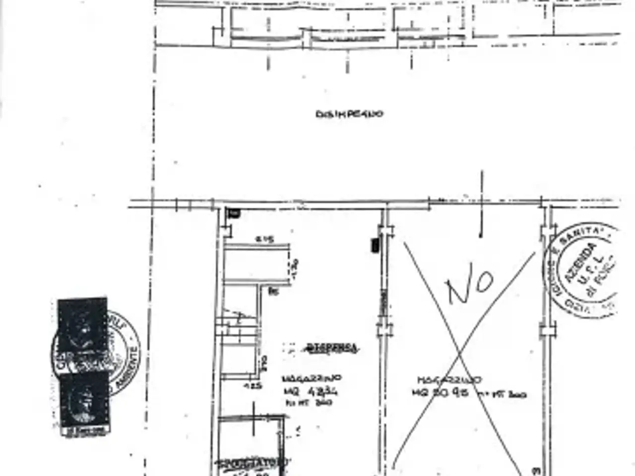 Pizzeria in Via Ravegnana, Forli', {3} - Planimetria 1