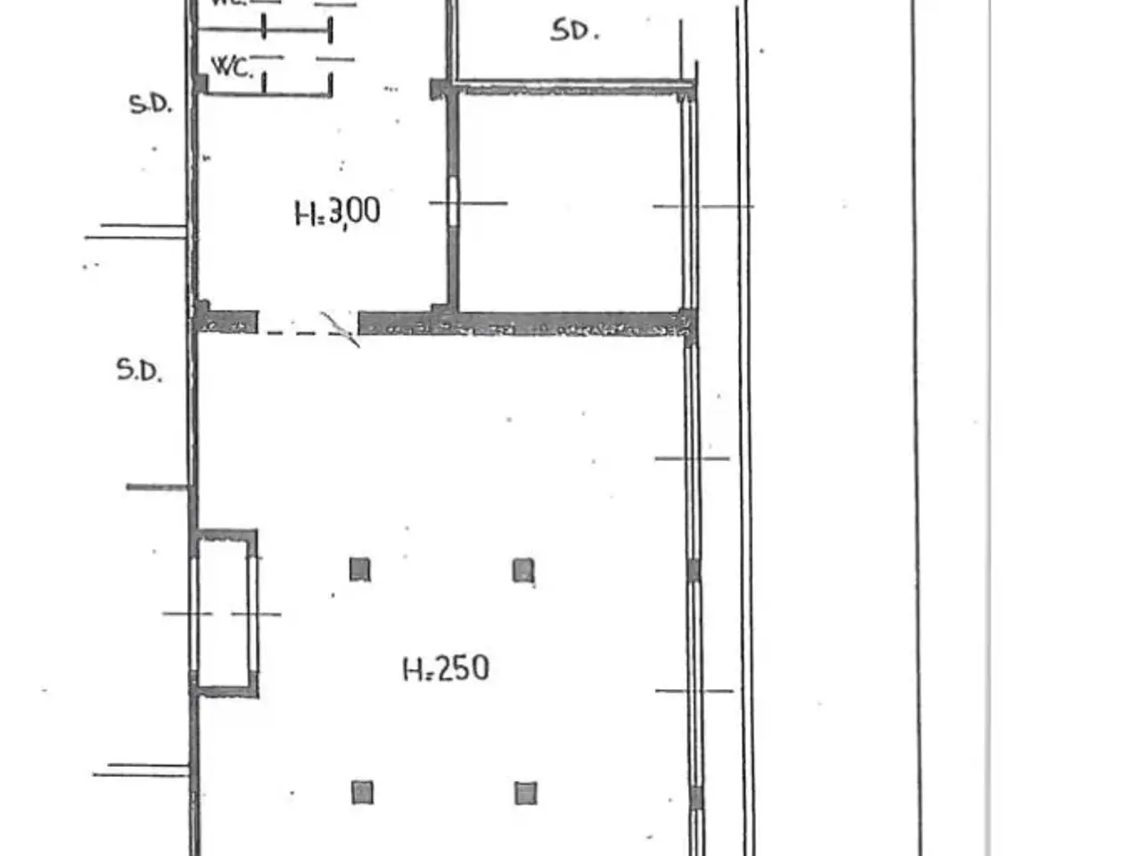 Magazzino in Piazza Giorgio La Pira, Lissone, {3} - Planimetria 1